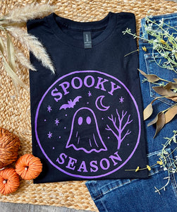 Spooky Season Black Tee