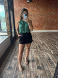 Black Dress Shorts