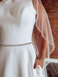 Beaded Cascade Waltz Veil