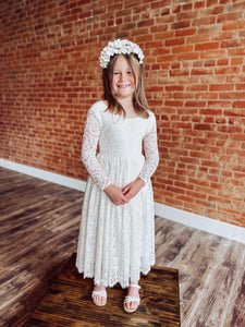 The Paisley Flower Girl Dress