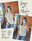 Stripe All The Way Top