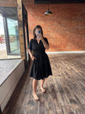 Banded Twirl Dress