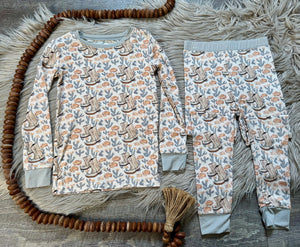 Floral Cowgirl Bamboo Long Sleeve Set