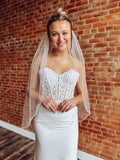 Beaded Edge Veil