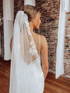 Lace Trimmed Veil