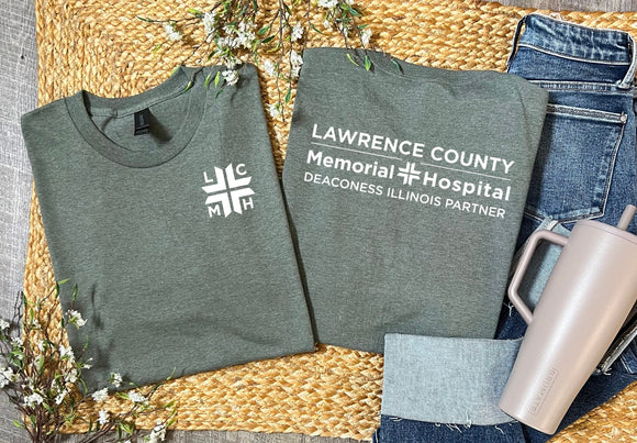 LCMH Heather Military Green Tee