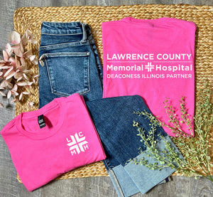 LCMH Awareness Pink Heather Tee