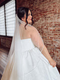 Beaded Fingertip Veil