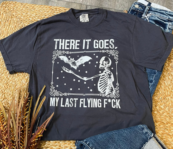 There It Goes Graphite Comfort Colors Tee