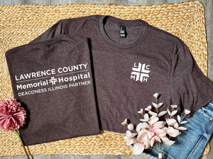 LCMH Heather Brown Tee
