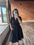 Banded Twirl Dress