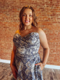 Brooke Brocade Gown - 2 Colors