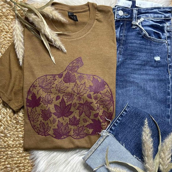 Leafy Pumpkin Tee