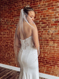 Beaded Edge Veil