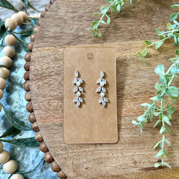 Modern Pearl Earrings