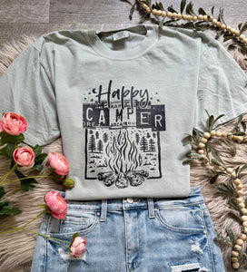 Happy Camper Bay Comfort Colors Tee