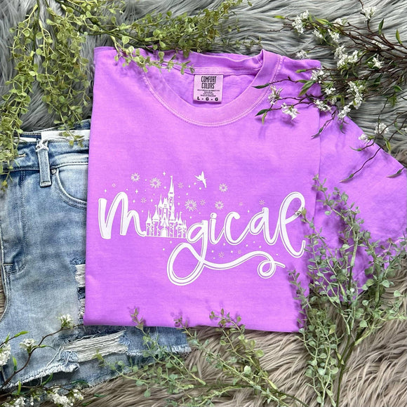 Magical Neon Violet Comfort Colors Tee