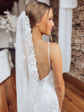 Lace Trimmed Veil