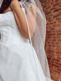 Beaded Trimmed Cathedral Veil