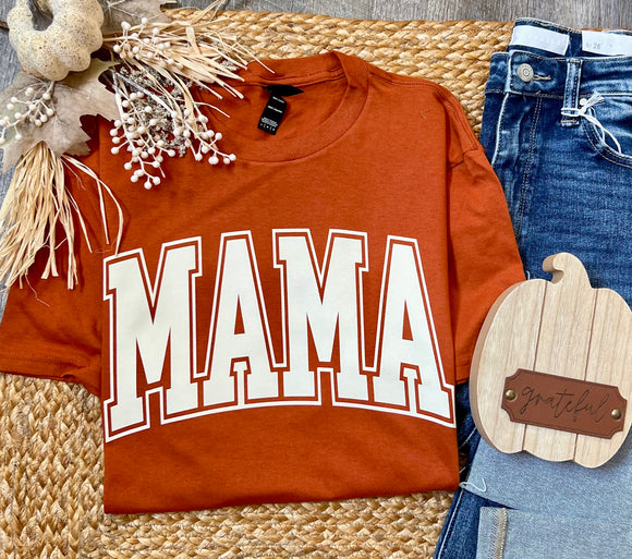 Cream Mama Burnt Orange Tee