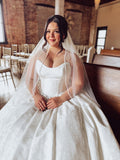 Beaded Fingertip Veil