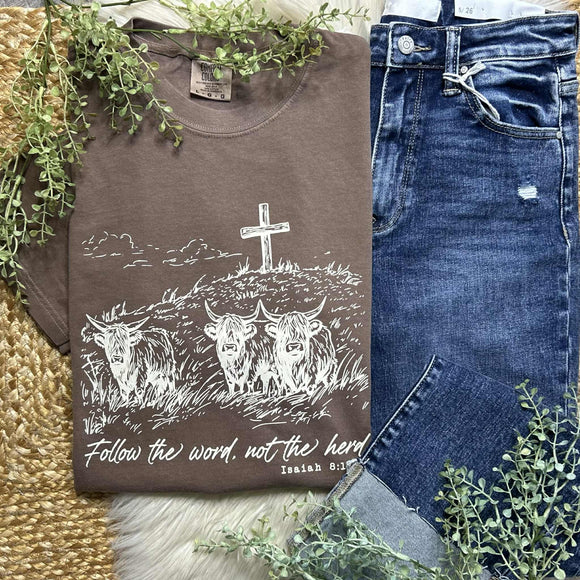 Follow The Word Comfort Colors Tee