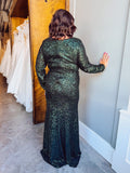 Rayna Gown - Hunter Green