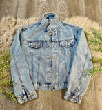 Varsity Pearl Lettered Bride Denim Jacket