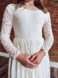 The Paisley Flower Girl Dress