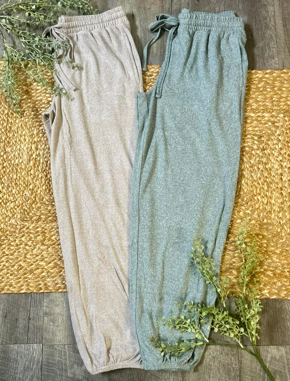 Soft Melange Joggers