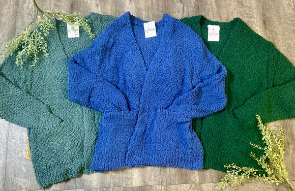 Popcorn Sweater Cardigan