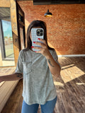 Acid Washed Pocket Tee