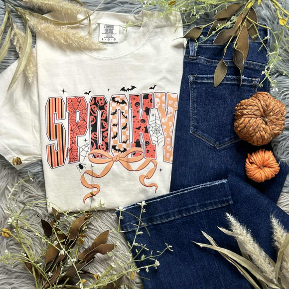 Coquette Spooky Ivory Comfort Colors Tee