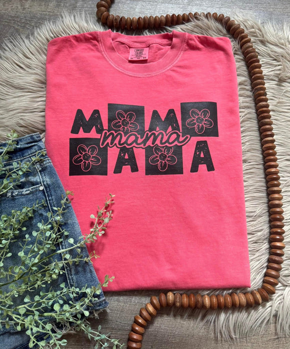 Mama Watermelon Comfort Colors Tee