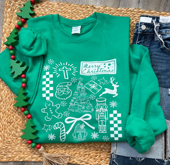 Christmas Collage Crewneck