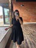 Banded Twirl Dress