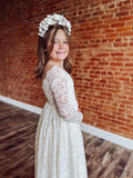 The Paisley Flower Girl Dress