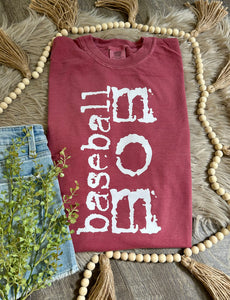 Baseball Mom Brick Comfort Colors Tee