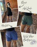 Lila Running Shorts