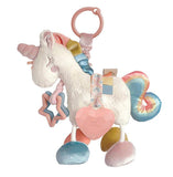 Itzy Ritzy: Activity Plush Silicone Teether Toy- Unicorn