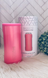 BruMate Hopsulator Slim - Glitter Pink