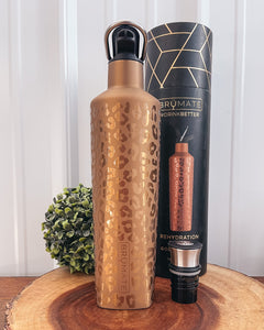 Brumate: ReHydration Bottle - Gold Leopard – WildRoseBoutique