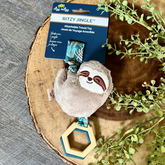 Itzy Ritzy: Ritzy Jingle Travel Toy- Sloth