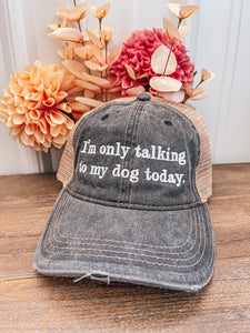 KATYDID: Talking to my Dog Trucker Hat