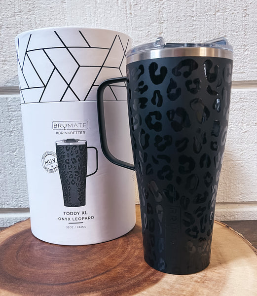 BruMate toddy mug onyx leopard  Trendy Tumblers, Cups & Mugs - Lush  Fashion Lounge